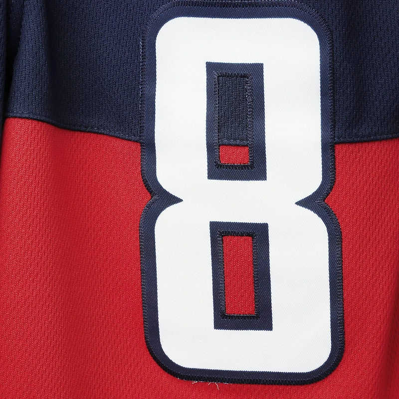 Alexander Ovechkin Navy Capitals Pandemonium Short avec nom et numéro pour jeune