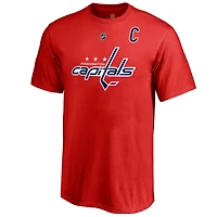 T-shirt rouge authentique avec nom et numéro de joueur des Capitals Washington Alexander Ovechkin pour jeune