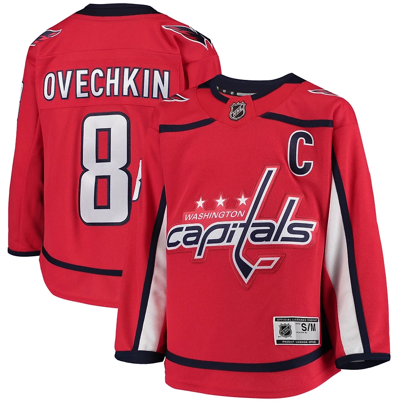 Maillot domicile Premier Player d'Alexander Ovechkin (jeune) des Capitals de Washington