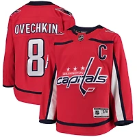 Maillot domicile Premier Player d'Alexander Ovechkin (jeune) des Capitals de Washington