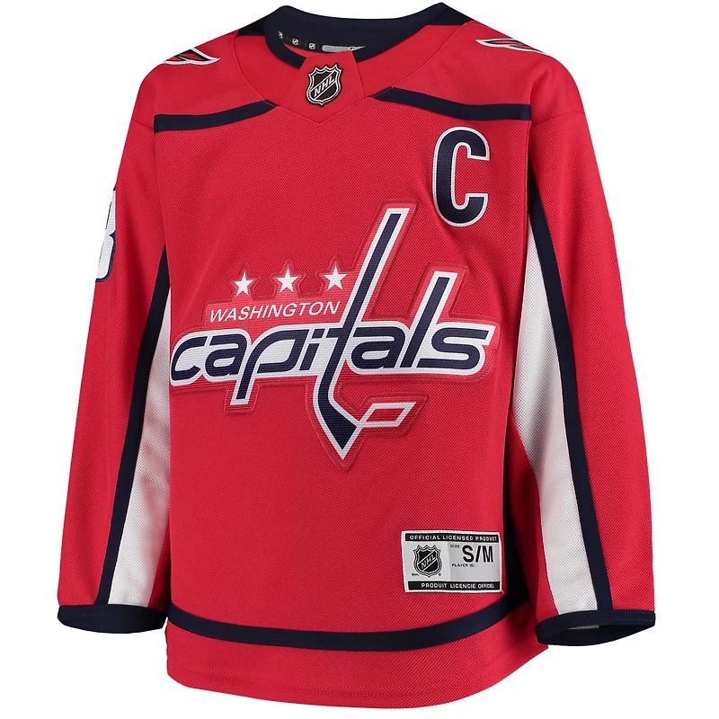 Maillot domicile Premier Player d'Alexander Ovechkin (jeune) des Capitals de Washington