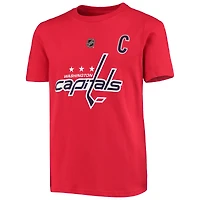 T-shirt pour enfant Alexander Ovechkin, joueur des Capitals de Washington, avec nom et numéro
