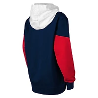 Sweat à capuche en polaire pour jeunes Ash/Navy Washington Capitals Champion League