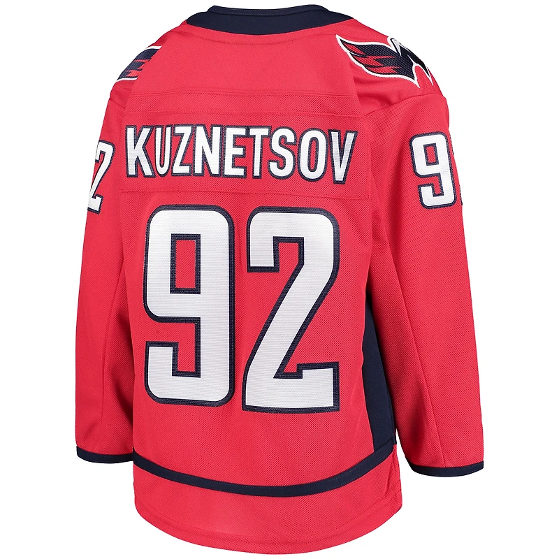 Youth Evgeny Kuznetsov Red Washington Capitals Home Premier Player Jersey