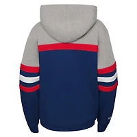 Chandail à capuchon d'entraîneur-chef des Capitals de Washington Mitchell & Ness pour jeunes, bleu marine