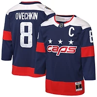 Maillot de joueur Power Play 2.0 la série NHL Stadium Series 2018 des Capitals Washington Mitchell & Ness Alexander Ovechkin Navy pour jeunes