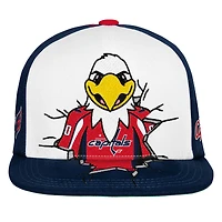 Youth Mitchell & Ness  Navy Washington Capitals Mascot Snapback Hat