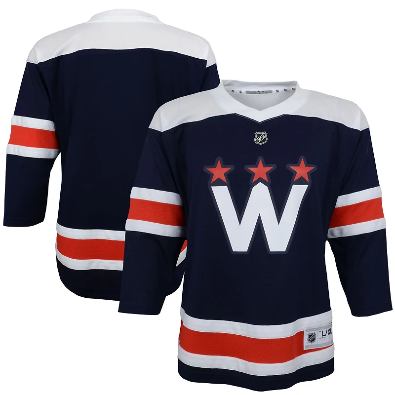 Youth Navy Washington Capitals 2020/21 Alternate - Replica Jersey