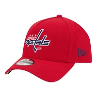 Casquette ajustable New Era rouge Washington Capitals 9FORTY pour jeunes