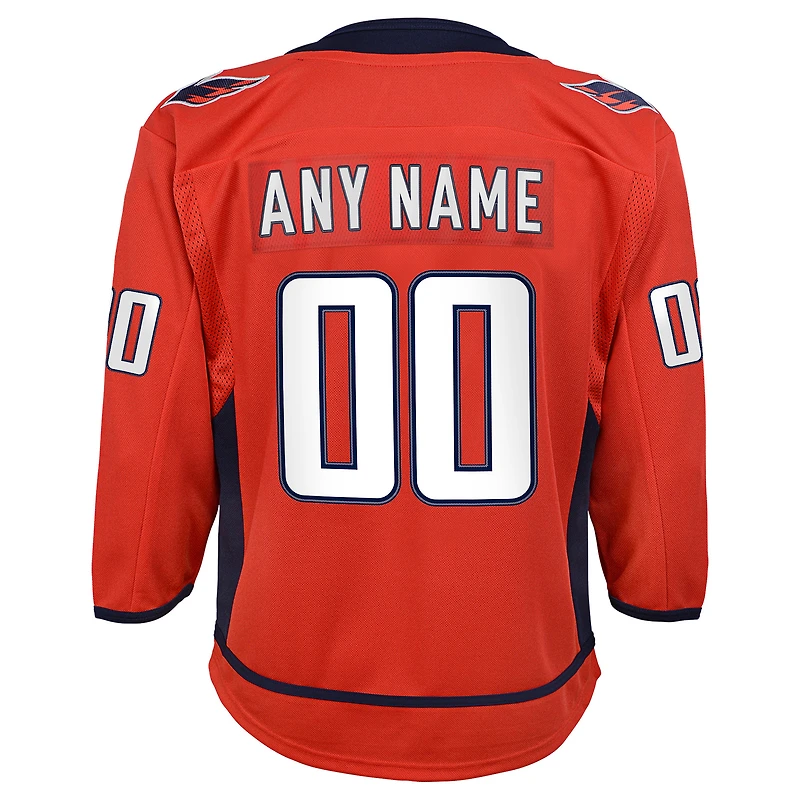 Youth Red Washington Capitals 2020/21 Home - Custom Premier Jersey