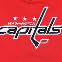 Sweat à capuche rouge avec nom et numéro pour jeune TJ Oshie des Capitals de Washington, incontournable sans âge
