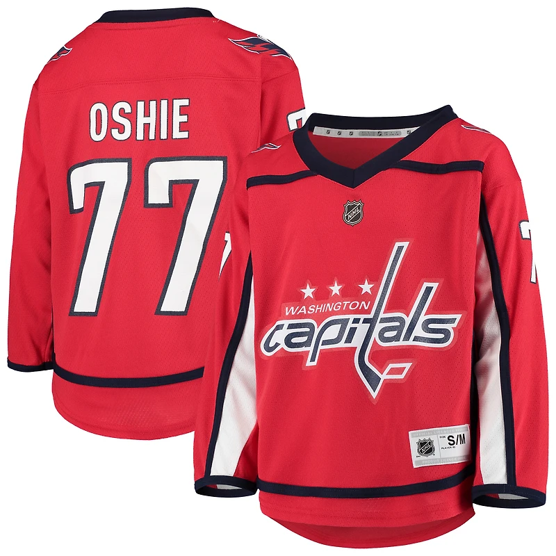 Maillot TJ Oshie Red Washington Capitals Home Player Replica pour jeune