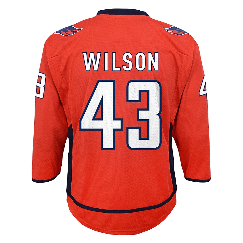 Jeune Tom Wilson Rouge Washington Capitals Home Replica Player Jersey
