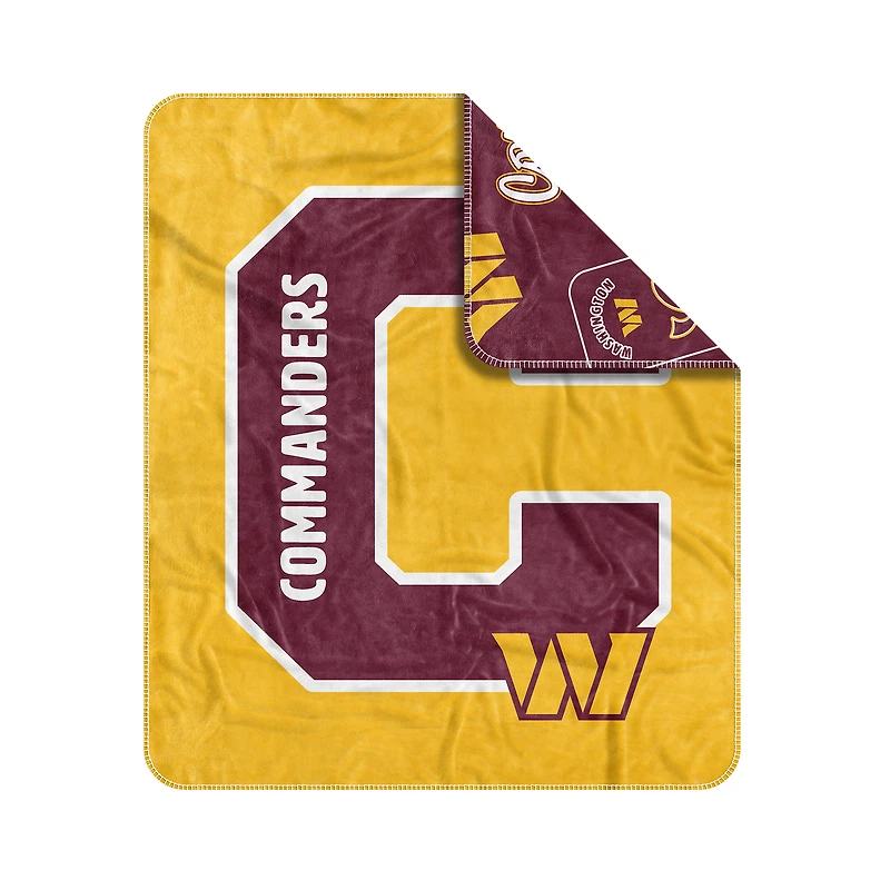 Washington Commanders 50" x 60" Dream Weave Throw Blanket