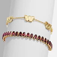 Ensemble de deux bracelets de tennis BaubleBar Washington Commanders