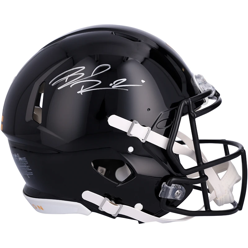 Casque authentique dédicacé de Brian Robinson Jr. Washington Commanders 2022 Alternate Speed