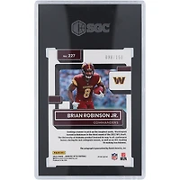Brian Robinson Jr. Washington Commanders Autographed 2022 Panini Donruss Optic Autograph #227 #98/150 SGC Authenticated 8.5 Rookie Card