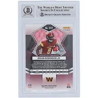 Brian Robinson Jr. Washington Commanders Autographié 2022 Panini Mosaic #322 Beckett Fanatics Witnessed Authenticated /10 Rookie Card
