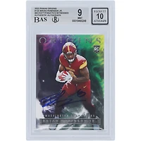 Brian Robinson Jr. Washington Commanders Autographié 2022 Panini Origins #124 Beckett Fanatics Witnessed Authentifié 9/10 Rookie Card