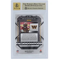 Brian Robinson Jr. Washington Commanders Carte de recrue autographiée Panini Prizm Green #321 2022 Beckett Fanatics Witnessed Authenticated 9.5/10 Rookie