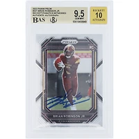 Brian Robinson Jr. Washington Commanders Carte de recrue autographiée Panini Prizm n° 321 2022 Beckett Fanatics Witnessed Authenticated 9.5/10 Rookie