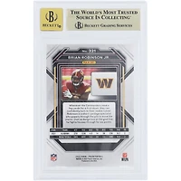 Brian Robinson Jr. Washington Commanders Carte de recrue autographiée Panini Prizm n° 321 2022 Beckett Fanatics Witnessed Authenticated 9.5/10 Rookie
