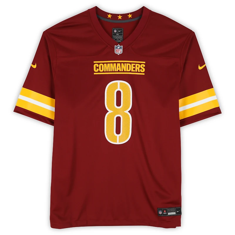 Brian Robinson Jr. Washington Commanders Autographed Burgundy Nike Game Jersey with "HTTC" Inscription