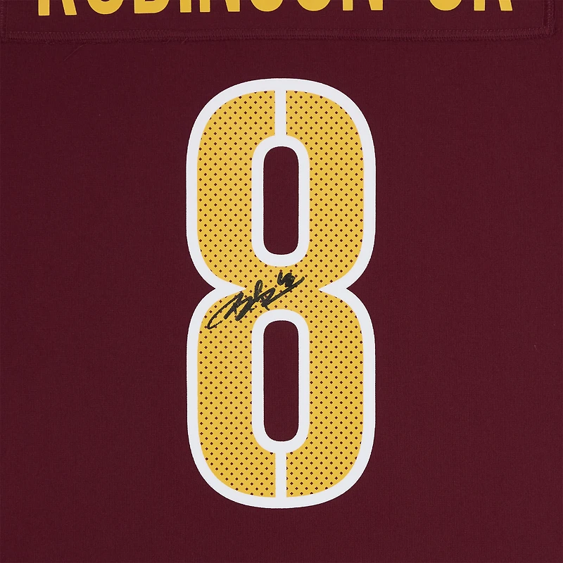 Brian Robinson Jr. Washington Commanders Autographed Nike Burgundy Game Jersey  