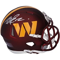 Casque Riddell Speed ​​Mini autographié par Brian Robinson Jr. Washington Commanders