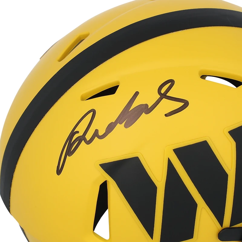 Casque Riddell Rave Speed ​​Mini autographié par Deebo Samuel Sr, commandants de Washington