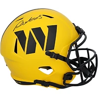 Casque réplique Riddell Rave Speed ​​autographié par Deebo Samuel Sr, commandant de Washington