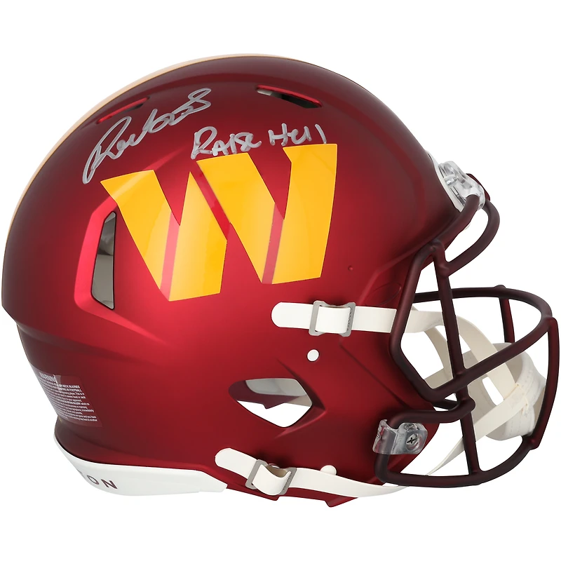 Deebo Samuel Sr Washington Commanders Autographed Riddell Speed Authentic Helmet with "Raise Hell" Inscription