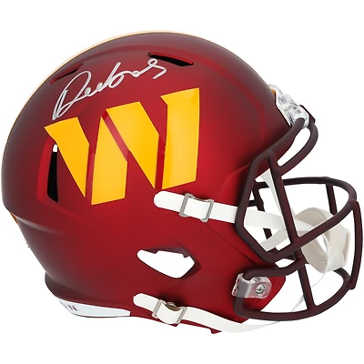 Casque réplique Riddell Speed ​​autographié par Deebo Samuel Sr, commandant de Washington