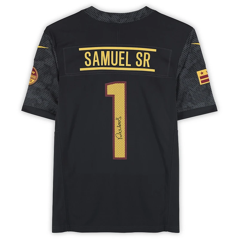 Deebo Samuel Washington Commanders Autographed Black Nike Limited Jersey