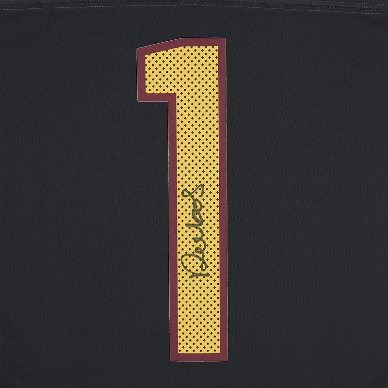 Maillot Nike noir en édition limitée, autographié par Deebo Samuel Washington Commanders