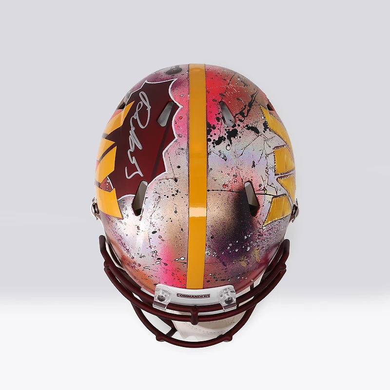 Deebo Samuel Washington Commanders Autographed Riddell Speed Authentic Helmet - Art by Shawn Voelker - NF70444448