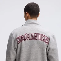 Fanatics Heather Gray Washington Commanders IconicFleece Full-Zip Jacket