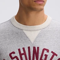 Sweat-shirt à poche Fanatics Heather Gray Washington Commanders Iconic Fleece