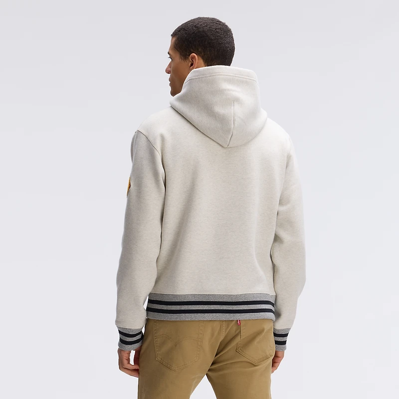 Fanatics Oatmeal Washington Commanders IconicFleece Tipped Hoodie