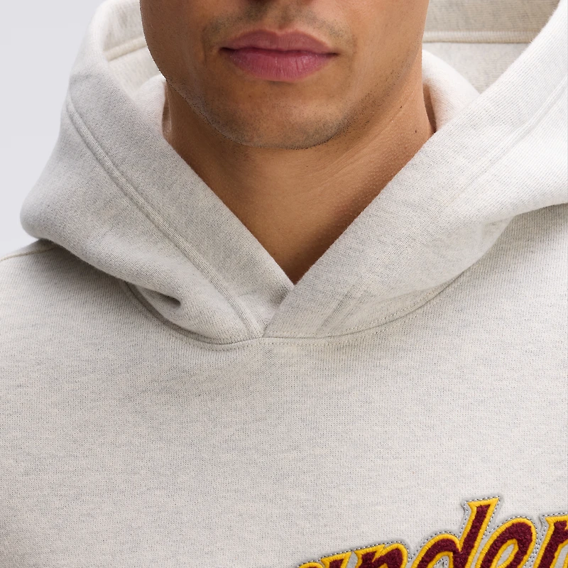 Fanatics Oatmeal Washington Commanders IconicFleece Tipped Hoodie