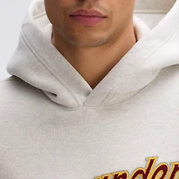 Fanatics Oatmeal Washington Commanders IconicFleece Tipped Hoodie