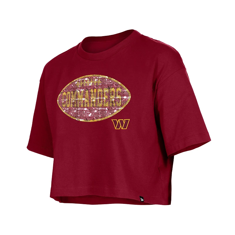 V107988 WASHNFL OTC NFL Filles Jeunesse Flip Sequins Football Boxy SST TEEYTHGRL 60690120 #22