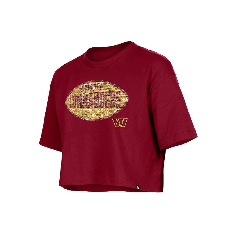 V107988 WASHNFL OTC NFL Filles Jeunesse Flip Sequins Football Boxy SST TEEYTHGRL 60690120 #22