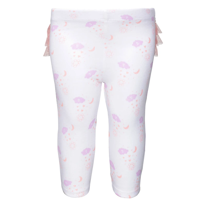 Ensemble de body et leggings tutu pour nouveau-nés bébés Washington Commanders blanc filles