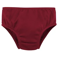 Girls Toddler Burgundy Washington Commanders Cheer Captain Dress with Bloomers