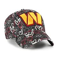 Casquette ajustable « Girls Youth '47 Black Washington Commanders » pour le nettoyage des fresques murales