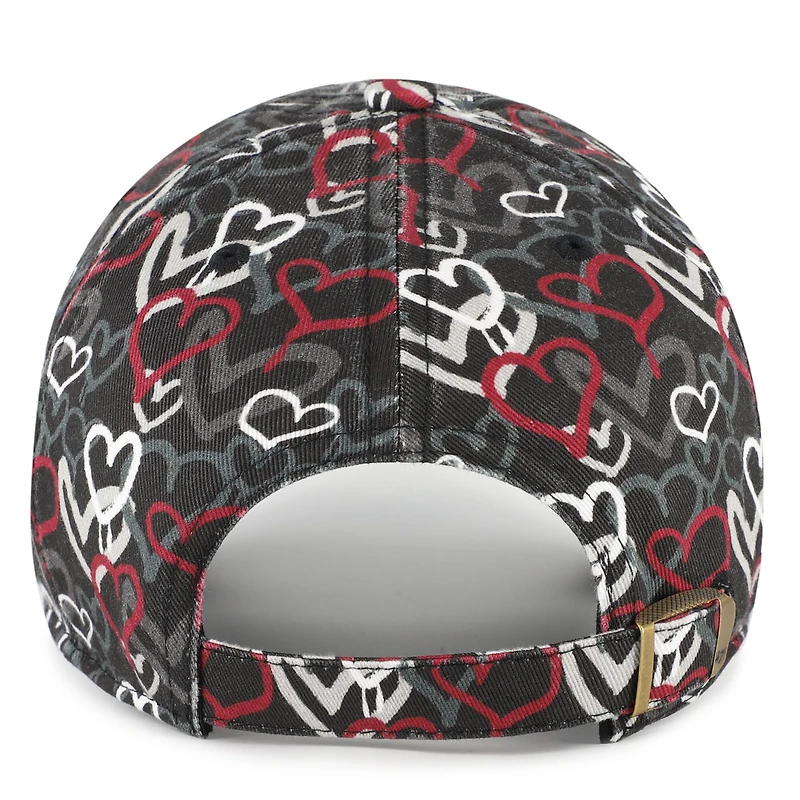 Casquette ajustable « Girls Youth '47 Black Washington Commanders » pour le nettoyage des fresques murales