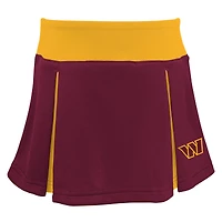 Ensemble de pom-pom girl deux pièces bordeaux Washington Commanders Spirit pour jeunes filles