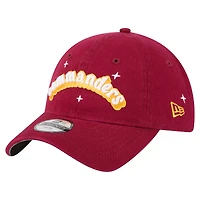 Girls Youth New Era  Burgundy Washington Commanders Cheer 9TWENTY Adjustable Hat