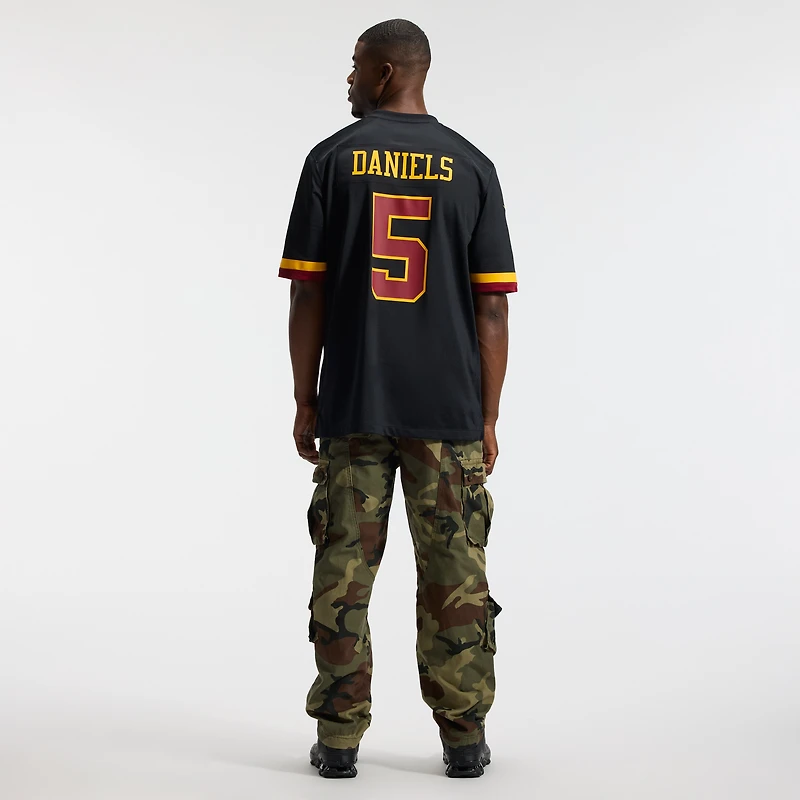 Maillot Nike Jayden Daniels blanc pour homme, édition Super Bowl, Washington Commanders
